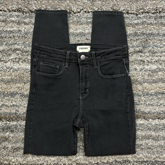 L’AGENCE Ankle Skinny Jeans Sz 25 NWOT | L’AGENCE Mid Rise Ankle Skinny Jeans - - Picture 1 of 11